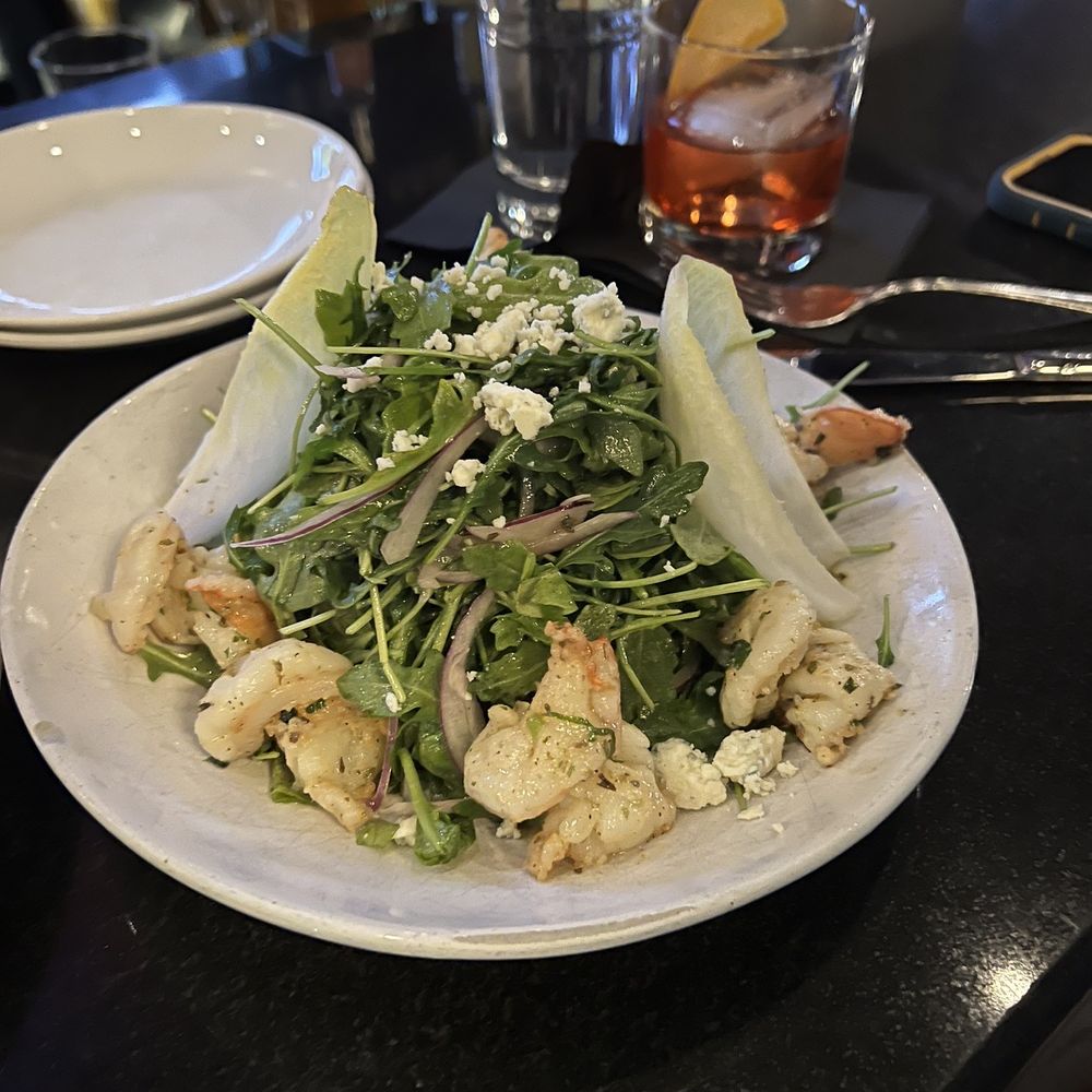 Posto - Arugula Salad with shrimp add on! - Italian Near Me - Somerville, Massachusetts Posto - Arugula Salad with shrimp add on! - Italian Near Me - Somerville, Massachusetts