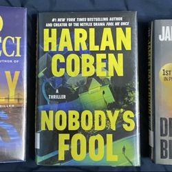 Clarksburg-Harrison Public Library - Some thrillers for my husband. March, 2026.