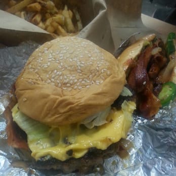 Five Guys - Trying to make a nice picture out of sloppy food. - Burgers Near Me - Mililani, Hawaii Five Guys - Trying to make a nice picture out of sloppy food. - Burgers Near Me - Mililani, Hawaii