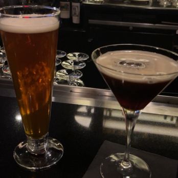 Morton's The Steakhouse - Michelob and expresso martini - Steakhouses Near Me - Anaheim, California