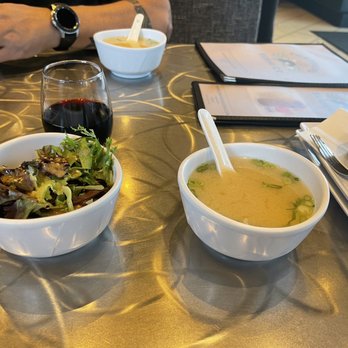 Trapper's Sushi - Miso soup and salad - Asian Fusion Near Me - Avondale, Arizona