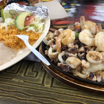 Sahuayo - Fajitas del mar - fish, shrimp, squid, and octopus. Really, really good. - Mexican Near Me - Gonzales, Louisiana Sahuayo - Fajitas del mar - fish, shrimp, squid, and octopus. Really, really good. - Mexican Near Me - Gonzales, Louisiana
