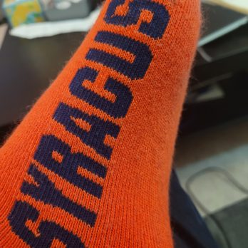 University Sport Shop - Me wearing the socks in December - Sports Wear Near Me - Syracuse, New York University Sport Shop - Me wearing the socks in December - Sports Wear Near Me - Syracuse, New York