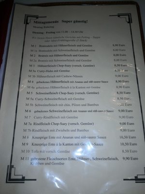Menu photo 1 China Wok Lübeck, SH Menu photo 1 China Wok Lübeck, SH