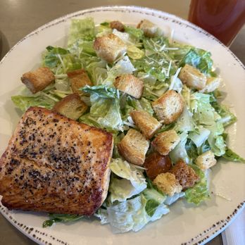 Tula's Kitchen - Cesar Salad w Pan Seared Salmon - New American Near Me - Albuquerque, New Mexico