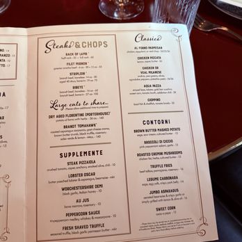 Capri - Menu - Italian Near Me - Boston, Massachusetts