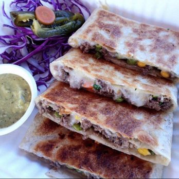 Al Chile Kitchen - Asada quesadilla, seasonal vegetables - Latin American Near Me - Oakland, California Al Chile Kitchen - Asada quesadilla, seasonal vegetables - Latin American Near Me - Oakland, California