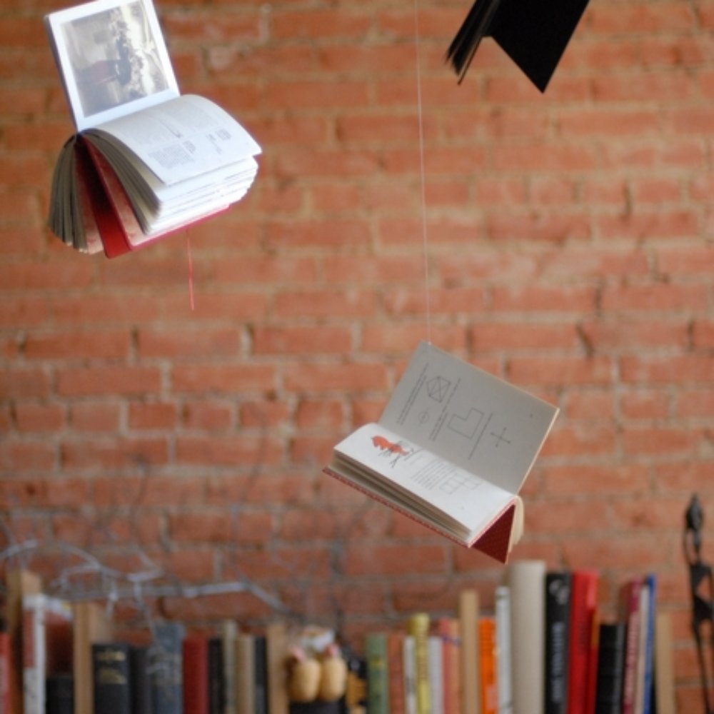 Flotsam - books suspended in the air - Art Galleries Near Me - Dallas, Texas
