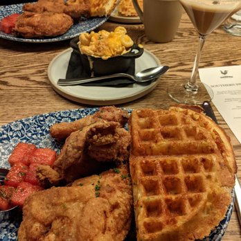 Yardbird - Chicken watermelon and waffle + mac n cheese - Southern Near Me - Las Vegas, Nevada Yardbird - Chicken watermelon and waffle + mac n cheese - Southern Near Me - Las Vegas, Nevada