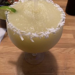 Pineapple coconut margarita
