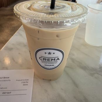 Crema Gourmet - Iced Latte with lavender - Breakfast & Brunch Near Me - Coconut Grove, Florida Crema Gourmet - Iced Latte with lavender - Breakfast & Brunch Near Me - Coconut Grove, Florida