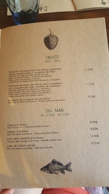 Menu photo 8 La Selva Barcelona, B Menu photo 8 La Selva Barcelona, B