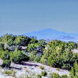 Cibola National Forest - Looking S by SW to Cerro Los Lunas and Sierra Ladrones