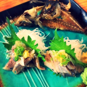 Sushi UNI - Special Request - Spanish Mackerel sashimi with deep fried skeleton. - Sushi Bars Near Me - Lenexa, Kansas Sushi UNI - Special Request - Spanish Mackerel sashimi with deep fried skeleton. - Sushi Bars Near Me - Lenexa, Kansas