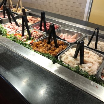 Fire + Ice - Protein options for the Mongolian grill. - New American Near Me - Anaheim, California