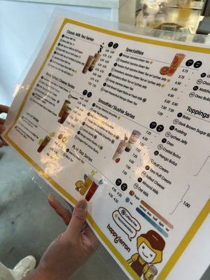 Menu photo 1 Happy Lemon Boston, MA