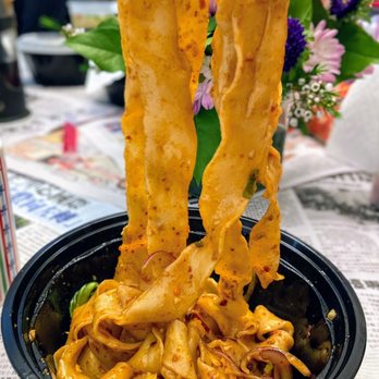 Xing’s Kitchen - Shanxi Oil Noodles. This was bomb. I would order this again. - Noodles Near Me - Sugar Land, Texas