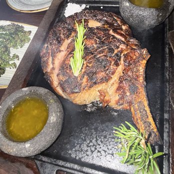 Cuerno Bravo Prime Steakhouse - Not a fan of medium rare BuT with the hot plate that continues to cook it at table best decision ever ! - Steakhouses Near Me - Tacoma, Washington Cuerno Bravo Prime Steakhouse - Not a fan of medium rare BuT with the hot plate that continues to cook it at table best decision ever ! - Steakhouses Near Me - Tacoma, Washington