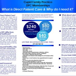 Cupid Family Practice : Melissa Cupid, M.D - Information about Direct Patient Care