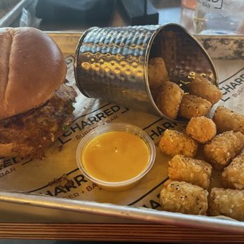 Charred - Charred Burger and Tots. Yum. - Burgers Near Me - Omaha, Nebraska