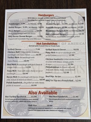 Menu photo 5 J & A's Cafe Duarte, CA Menu photo 5 J & A's Cafe Duarte, CA