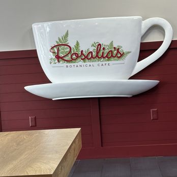 Rosalia's Botanical Cafe - Sign on the wall - Desserts Near Me - Boca Raton, Florida Rosalia's Botanical Cafe - Sign on the wall - Desserts Near Me - Boca Raton, Florida