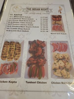 Menu photo 1 The Indian Night San Antonio, TX