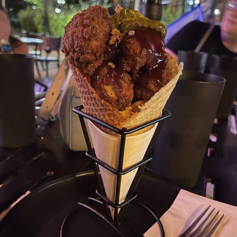 Cluck N Cone - Bbq chicken cone - Caterers Near Me Cluck N Cone - Bbq chicken cone - Caterers Near Me