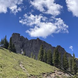 San Juan Mts. along the Yankee Boy Basin drive.