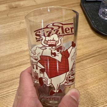 Sizzler - Souvenir Glass Cup - Seafood Near Me - Downey, California Sizzler - Souvenir Glass Cup - Seafood Near Me - Downey, California