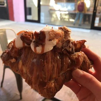 Supermoon Bakehouse - Poached Pear Almond Croissant - Bakeries Near Me - New York, New York Supermoon Bakehouse - Poached Pear Almond Croissant - Bakeries Near Me - New York, New York