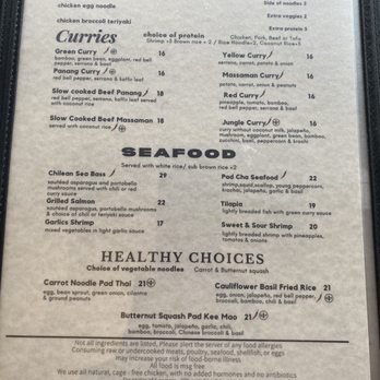 Green Mango - Menu - Thai Near Me - Austin, Texas