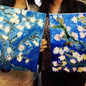 Artevino Studio - Our finished product!  Not bad! - Art Classes Near Me - Hoboken, New Jersey