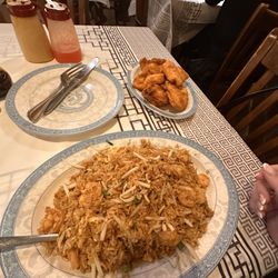Emperor's Choice Restaurant - Shrimp Fried Rice and Crab Rangoon! Crab Rangoons were rich and creamy & fried rice was delicious!!