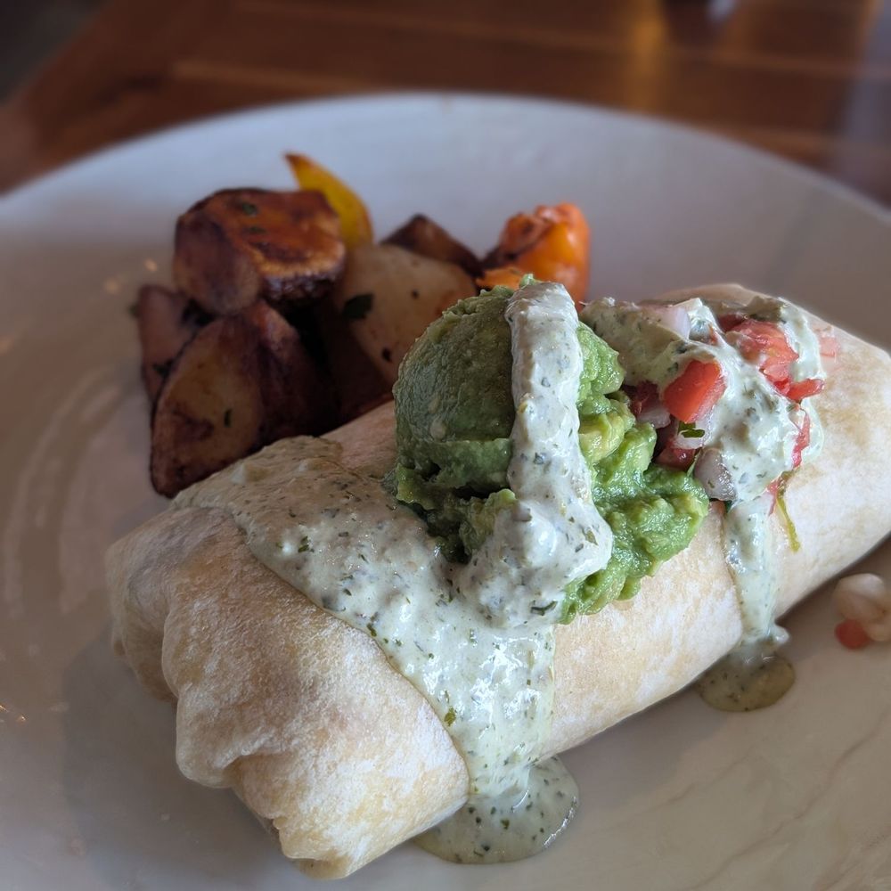 Duke's Beach House - Wedge potatoes and a huge burrito!! - Breakfast & Brunch Near Me - Lahaina, Hawaii