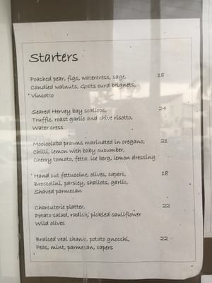 Menu photo 4 River Cottage Noosaville, QLD