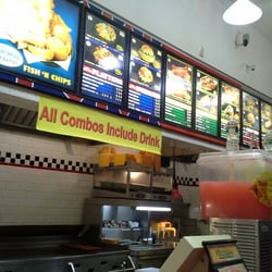 Nathan's Famous - Nathan's has a nice selection of foods to choose from.n
