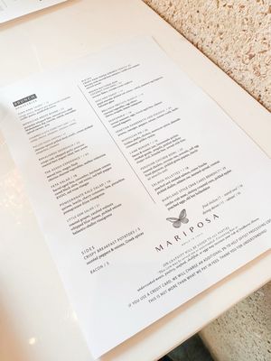 Menu photo 4 Mariposa Charlotte, NC Menu photo 4 Mariposa Charlotte, NC