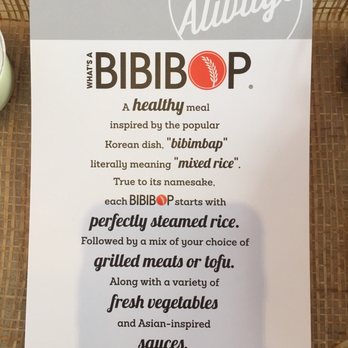 BIBIBOP Asian Grill - Asian Fusion Near Me - Silver Spring, Maryland