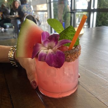 Salseria - This drink! If you decide to try the spot, order the watermelon margarita...delish! - Tacos Near Me - Webster, Texas