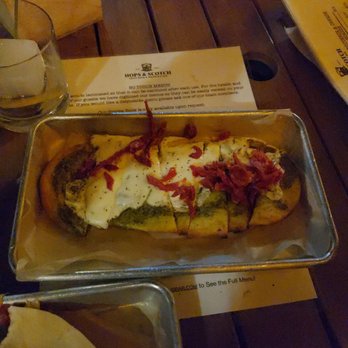 Hops & Scotch - Pizza Margherita - Whiskey Bars Near Me - Walnut Creek, California