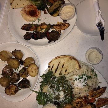 Olive Pit Grill -  Brea - Chicken Kabob Plate & Combo Kabob Plate - Greek Near Me - Brea, California