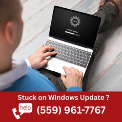 Stuck on Windows Update !!
Reach Us for Help!