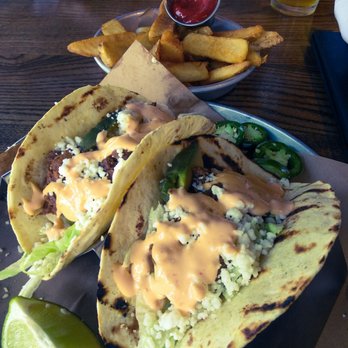 WOB Bar & Kitchen - Beef tacos with avocado, quest blanco and sriracha lime aeoili. - Pubs Near Me - Pooler, Georgia WOB Bar & Kitchen - Beef tacos with avocado, quest blanco and sriracha lime aeoili. - Pubs Near Me - Pooler, Georgia