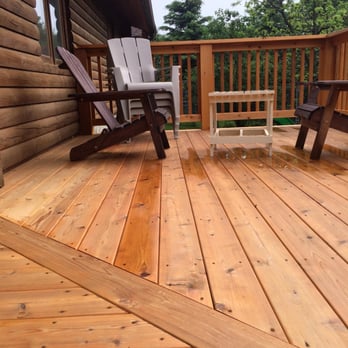Willboi's Landscape - two chairs on a deck - Snow Removal Near Me
