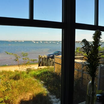 Bay Cafe - window seat overlooking the beach - American Near Me - Provincetown, Massachusetts