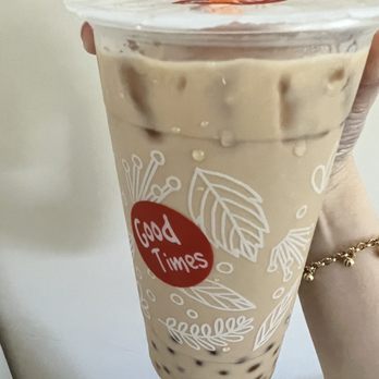 Cha2Cha - House milk tea with mango boba - Bubble Tea Near Me - Anaheim, California
