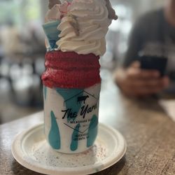 The Yard Milkshake Bar Atlanta - Downtown - Shark Attack Ice Cream Shake