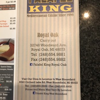 Falafel King - Middle Eastern Near Me - Royal Oak, Michigan Falafel King - Middle Eastern Near Me - Royal Oak, Michigan