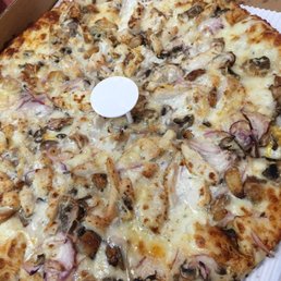 Garlic Chicken Pizza Garlic Chicken Pizza
